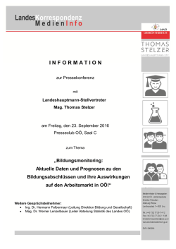 information - Land Ober&ouml;sterreich