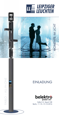 einladung - Leipziger Leuchten
