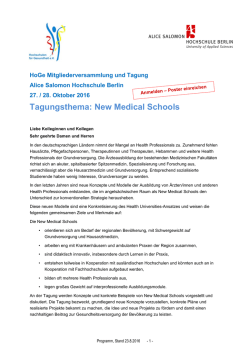 HoGe Mitgliederversammlung und Tagung