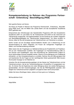 Hinweise zur Kompetenzfeststellung