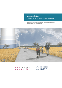 Ideenwerkstatt Landschaftsbild und Energiewende