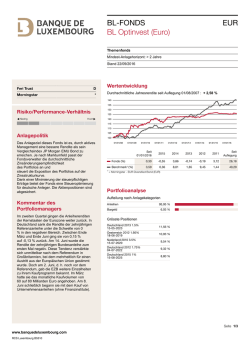 BL-FONDS EUR BL Optinvest (Euro) - MMD