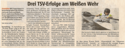 Drei TSV-Erfolge am Wei&szlig;en- Wehr - TSV 1880 Gera
