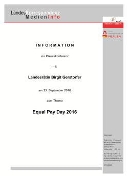 Equal Pay Day 2016 Statistisch gesehen arbeiten Frauen ab dem
