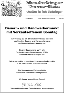 Donau-Bote - Munderkingen