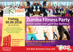 Zumba Fitness Party - K-Haus