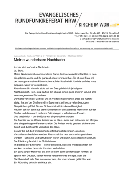 Meine wunderbare Nachbarin