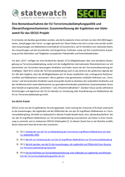 Eine Bestandsaufnahme der EU