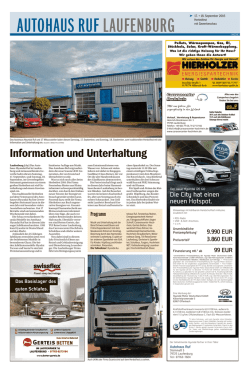 Information und Unterhaltung