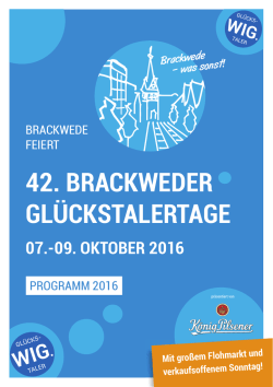 Gl&uuml;TaTa Programm 2016 - WIG. Werbe