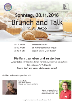 Brunch and Talk