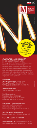 lange nacht der museen - Oberösterreichisches Landesmuseum