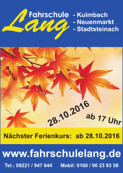 FB Herbst ab 2015