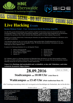Live Hacking Events