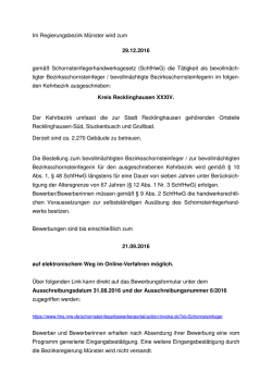 Bewerbungsende: 21.9.2016