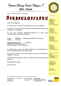 Herbstausfahrt