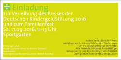 Deutsche KindergeldStiftung Bremen