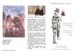 Museumsnach 2016 Einladungskarte Armin