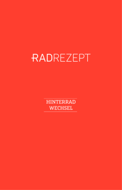 Hinterradwechsel