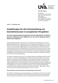PD 125-16 EMEE-Abschlusskonferenz-Brüssel