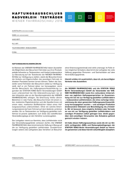 HaftungsausscHluss radverleiH | testr&auml;der