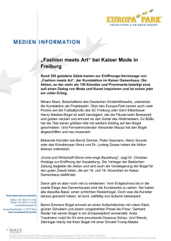 „Fashion meets Art“ bei Kaiser Mode in Freiburg
