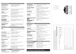 erhalten Sie bereits eine Übersicht unseres neuen Programms 2016