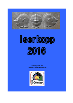 Iserkopp 2016 - BSF Attendorn Ennest