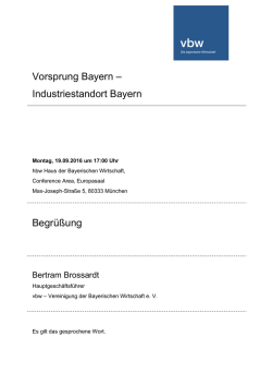 Industriestandort Bayern