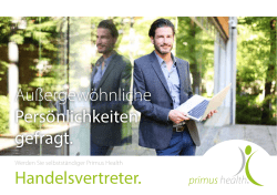 Handelsvertreter bei Primus Health