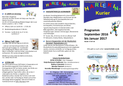 Kurier - Home - Homepage Harlekin eV