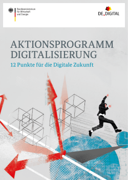 aktionsprogramm digitalisierung