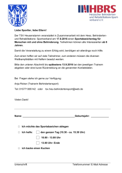Helfer - TSV Heusenstamm