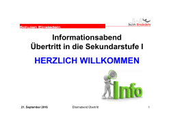2. Klasse Sekundarstufe I