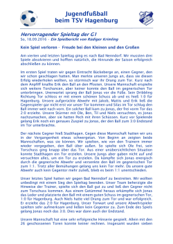 im Spielbericht