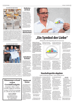 Ein Symbol der Liebe - Werbegemeinschaft Stoppenberg