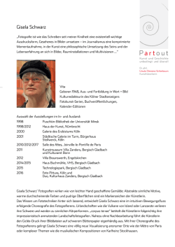 Info-PDF zu Gisela Schwarz - partout