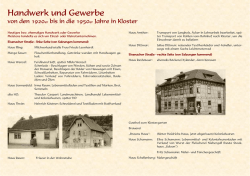Handwerk und Gewerbe