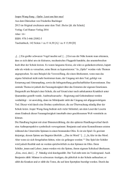 Jesper Wung-Sung &ndash; Opfer. Lasst uns hier raus!