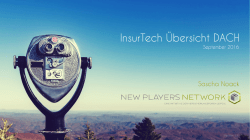 InsurTech-Übersicht - New Players Network