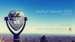 InsurTech-&Uuml;bersicht - New Players Network