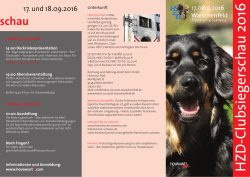 HZD-Clubsiegerschau 2016 - Hovawart Zuchtgemeinschaft