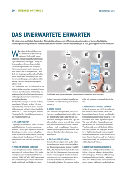 das unerwartete erwarten - ATLAS Internet of Things Platform