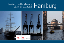 HT 2016 Programmheft Hamburg - Bundesverband Rollladen +