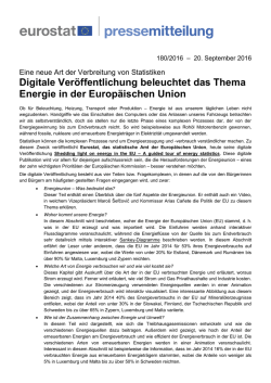 Digitale Ver&ouml;ffentlichung beleuchtet das Thema Energie in der