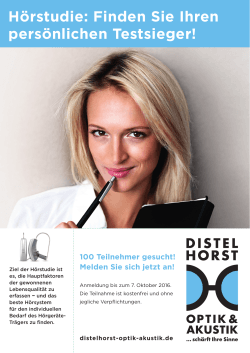 Infos - Distelhorst Optik