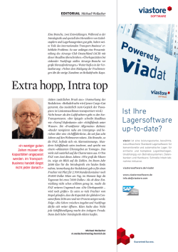 Editorial 4/16 - Logistik Journal