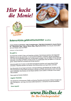Hier kocht die Monie!
