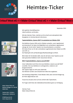 Heimtex-Ticker - Maler
