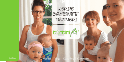 Informationsbroschüre - bambinifit | Cornelia Helfenbein aus Warburg